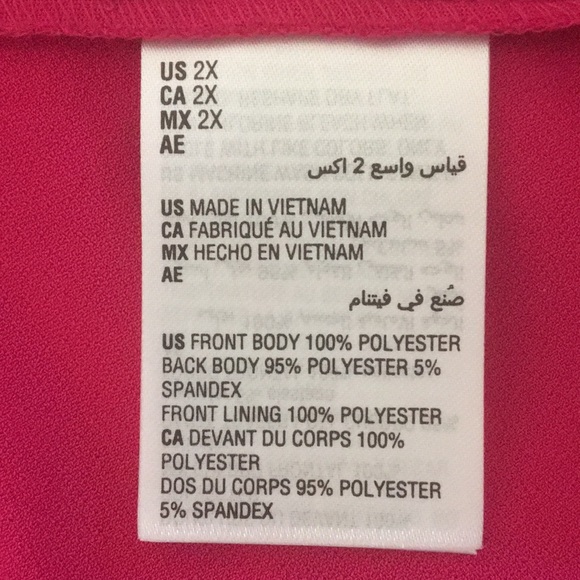 Plus Size Pleated Pintuck Top in Moroccan Pink - Picture 7 of 7